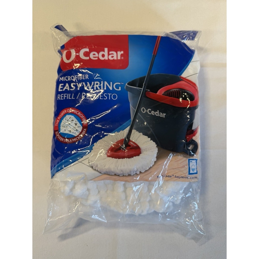 O-Cedar‎ EasyWring Cleaning Spin Mop Head Washable Reusable Microfiber Refill